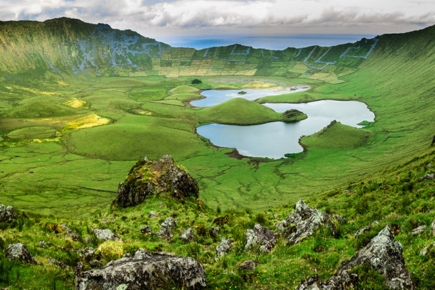 Corvo island, Azores